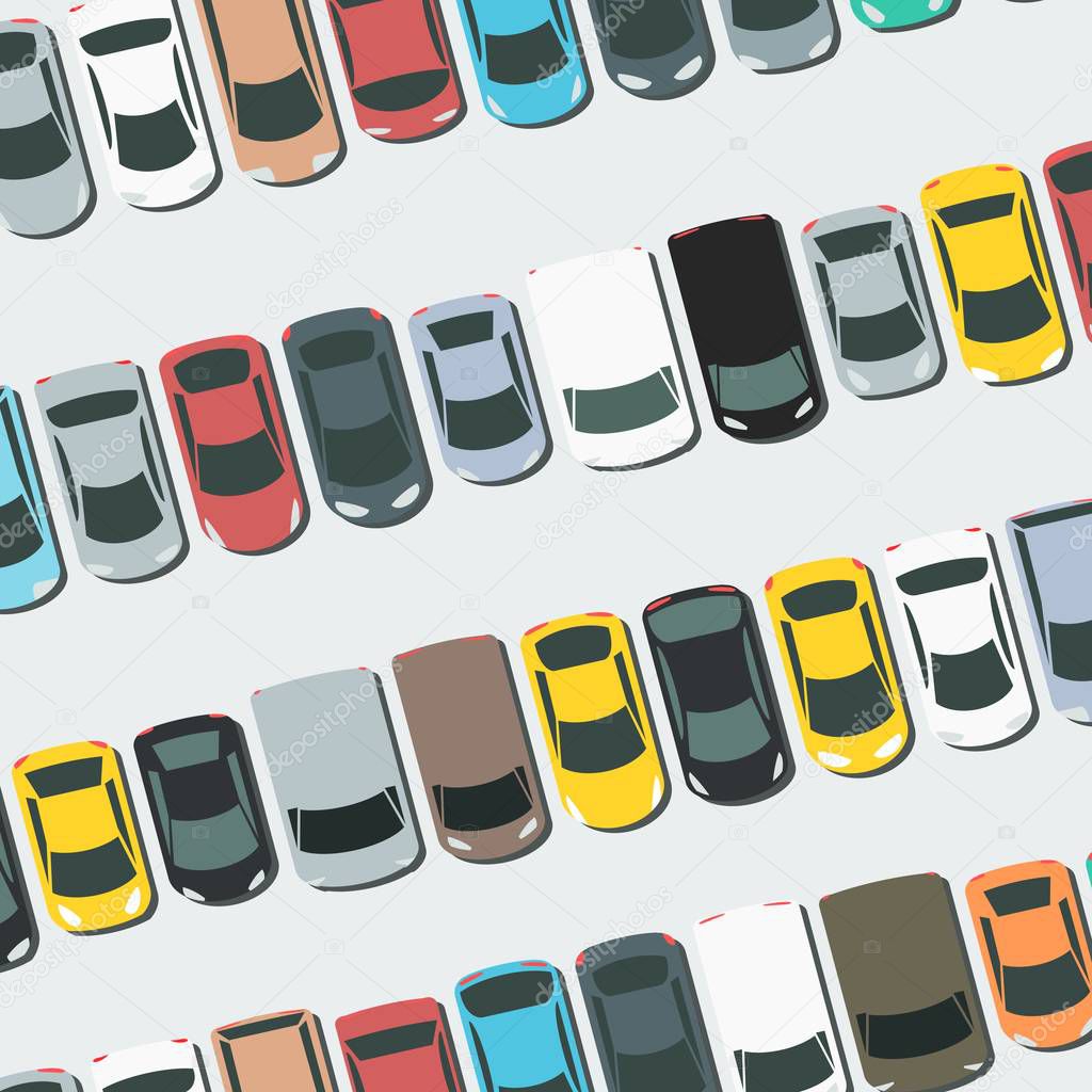 Parking lot vector