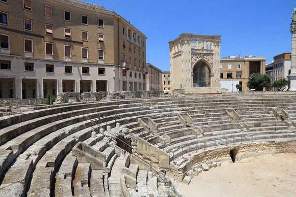 Amfiteátr Lecce — Stock fotografie