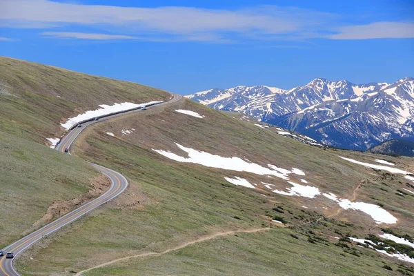 Trail ridge road — Stockfoto