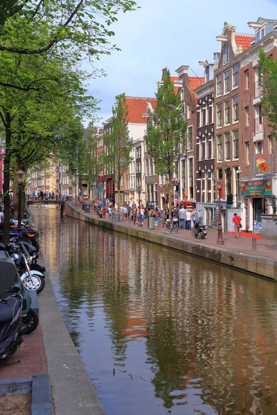Красный свет Амстердама — стоковое фото