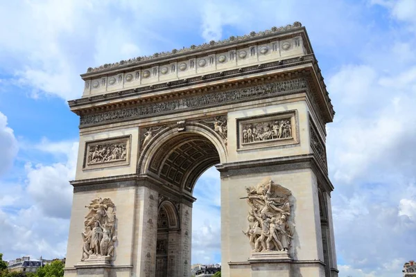 De triomfboog van Parijs — Stockfoto