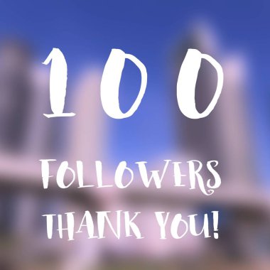 100 takipçi