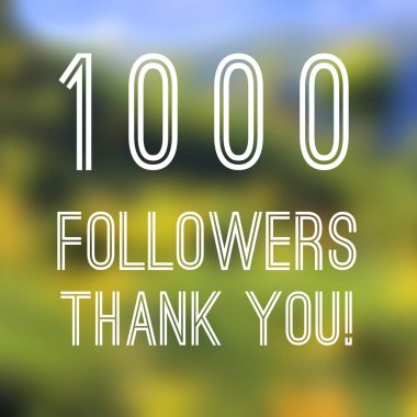 1000 takipçileri kare