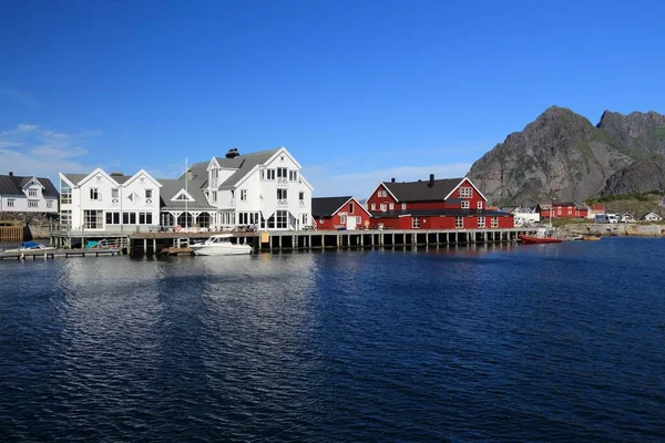 Henningsvaer, Norsko — Stock fotografie