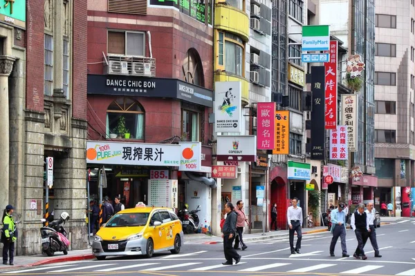 Taipei stad straat — Stockfoto