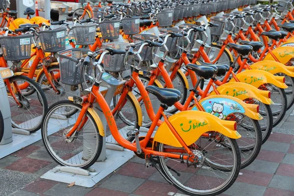 Taipeh Bike-Sharing — Stockfoto