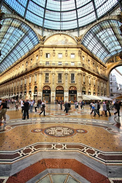Milan shopping arcade — Stock Photo, Image