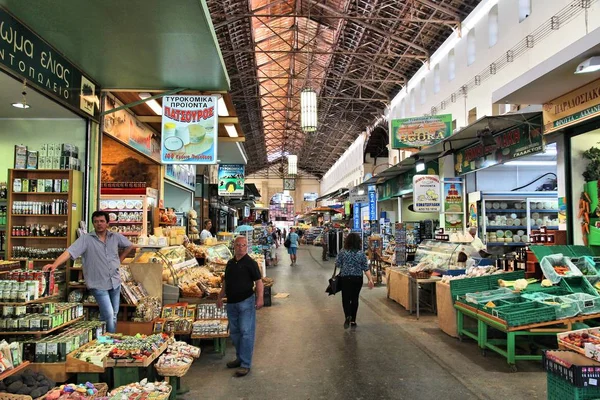 Marknadsplats i Chania — Stockfoto