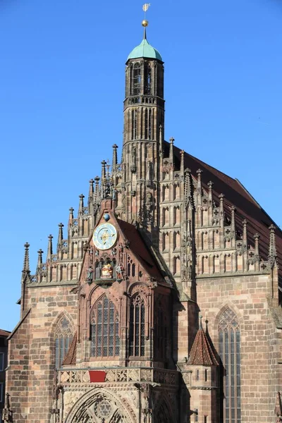 Frauenkirche in Nuremberg — Stock Photo, Image