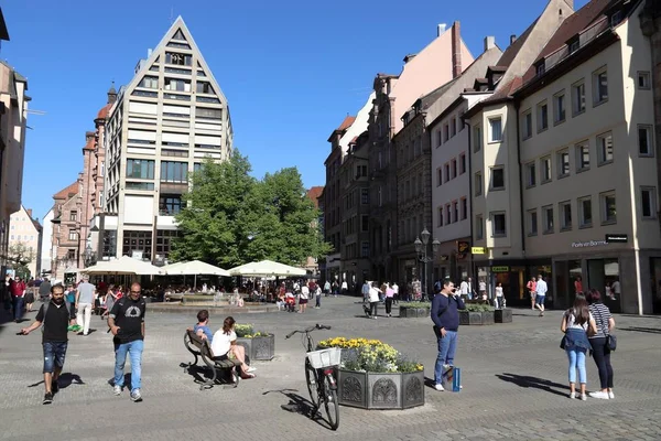 People in Nuremberg — Stock Photo, Image