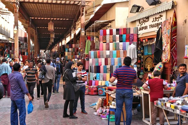 Textil Souk, Dubai — Stock Fotó