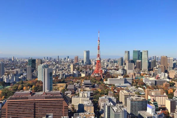 Tokyo-Stadtsilhouette — Stockfoto