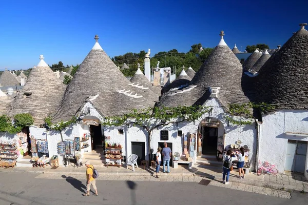 Alberobello Przewodniczący — Zdjęcie stockowe