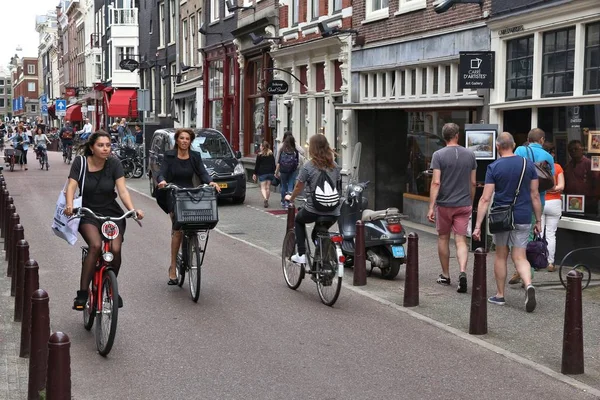 Amsterdamská ulice — Stock fotografie