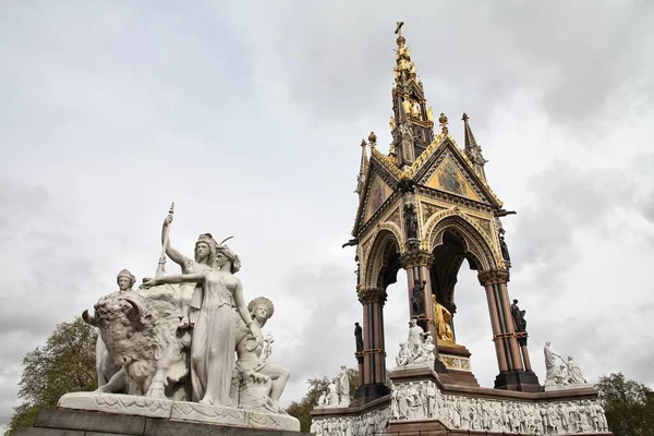 Londra Albert Anıtı — Stok fotoğraf