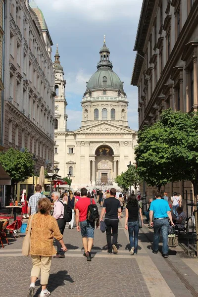 Budapešťští turisté — Stock fotografie