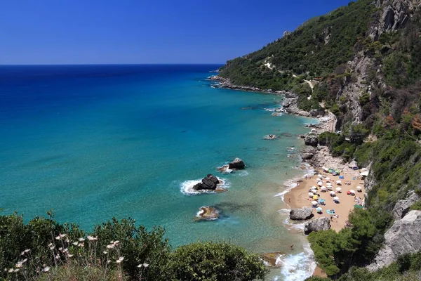 Spiaggia di Corfù — Foto Stock