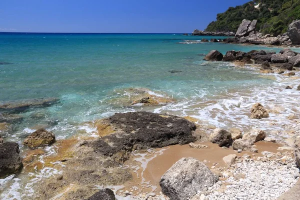 Strand von Myrtiotissa, Griechenland — Stockfoto