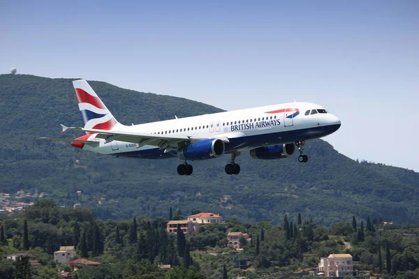 Atterraggio della British Airways — Foto Stock