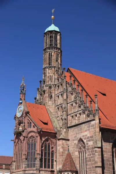 Frauenkirche, Norymberga — Zdjęcie stockowe