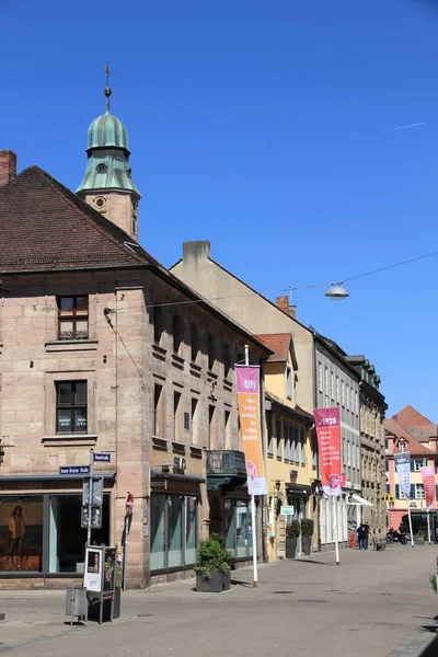 Erlangen straat — Stockfoto