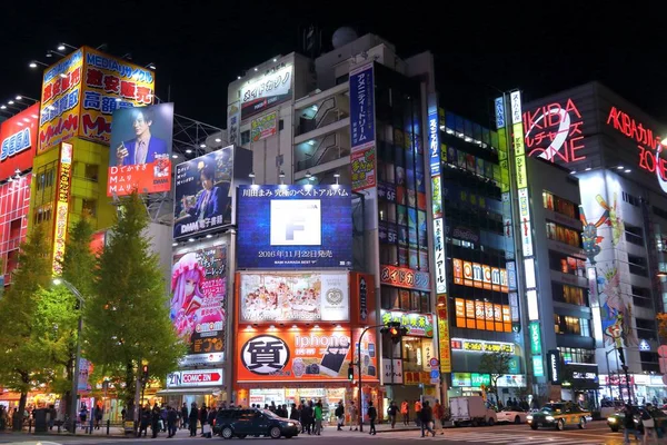 Tokyo gece görünümü — Stok fotoğraf