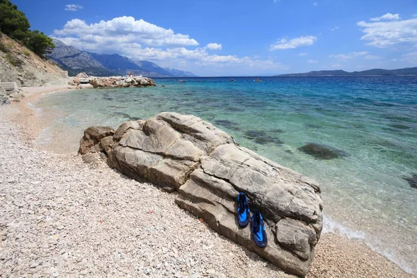 Kroatië strand — Stockfoto