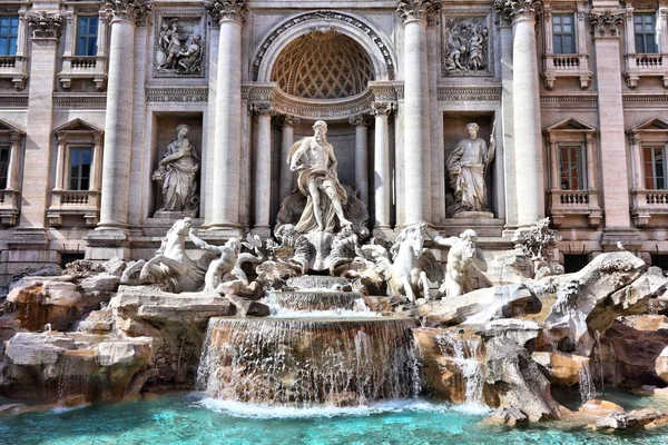 Trevi Çeşmesi, Roma — Stok fotoğraf