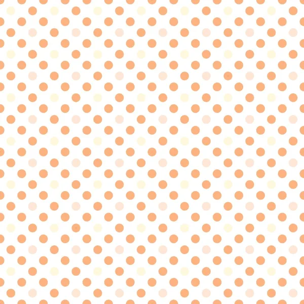 Oranje polka dots — Stockvector