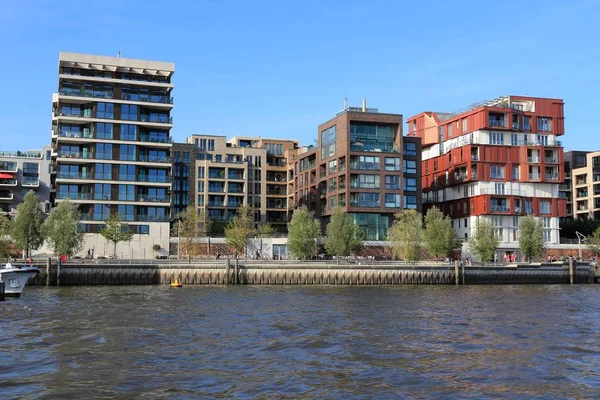 Hamburg HafenBarrio de la ciudad —  Fotos de Stock