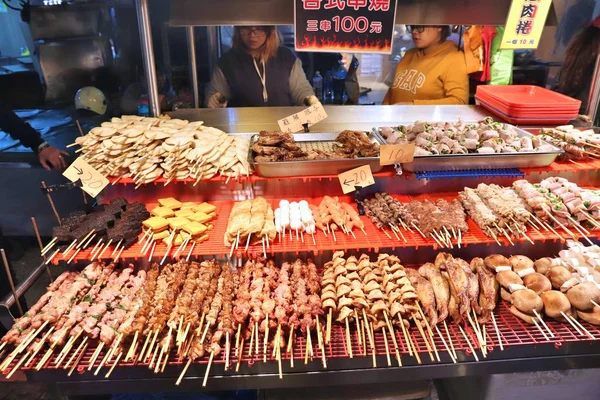 Keelung nattmarknad — Stockfoto