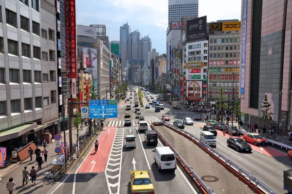 Shinjuku trafik — Stok fotoğraf