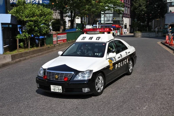 Tokyo Polizeiauto — Stockfoto