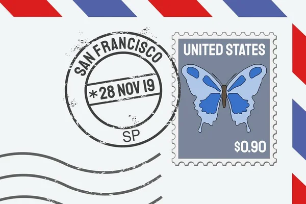 San Francisco stamp — Stock Vector
