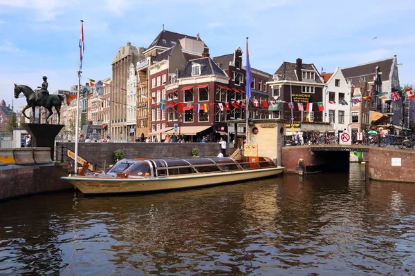 アムステルダム ボート ツアー — ストック写真