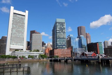 Boston şehrinin silüeti