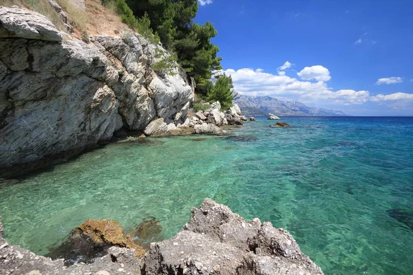 Riwiera Makarska Morze Adriatyckie — Zdjęcie stockowe