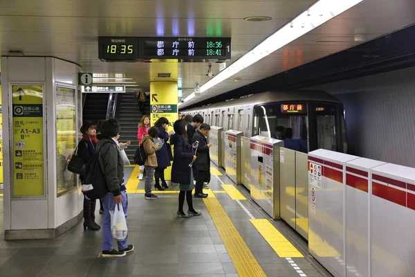 Estación de metro de Tokio — Foto de Stock
