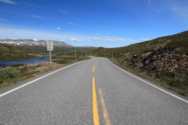 Aussichtsstraße in Norwegen — Stockfoto