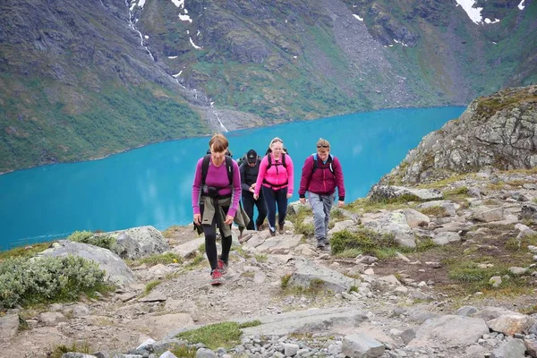 Vandring i Norge — Stockfoto