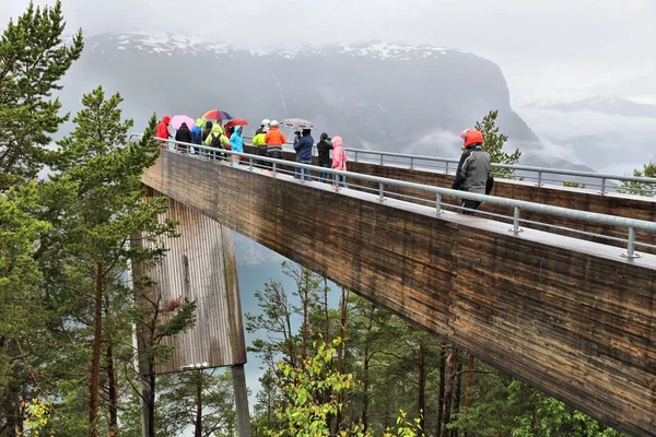 Punto di vista Stegastein, Norvegia — Foto Stock