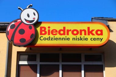 Biedronka store clipart