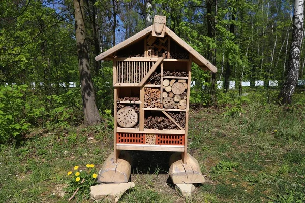 Botanischer Garten Insektenhaus — Stockfoto