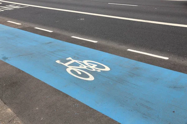 Carril ciclista de Londres — Foto de Stock