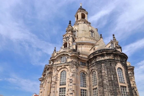 Drážďanské frauenkirche — Stock fotografie