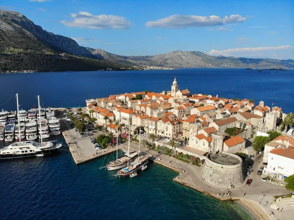 Korcula cidade velha — Fotografia de Stock