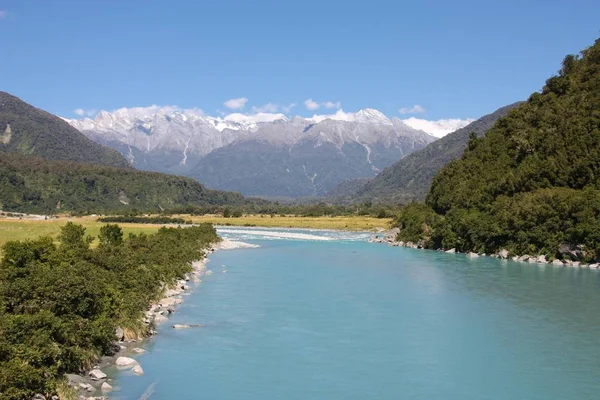 Nieuw-Zeeland rivier — Stockfoto