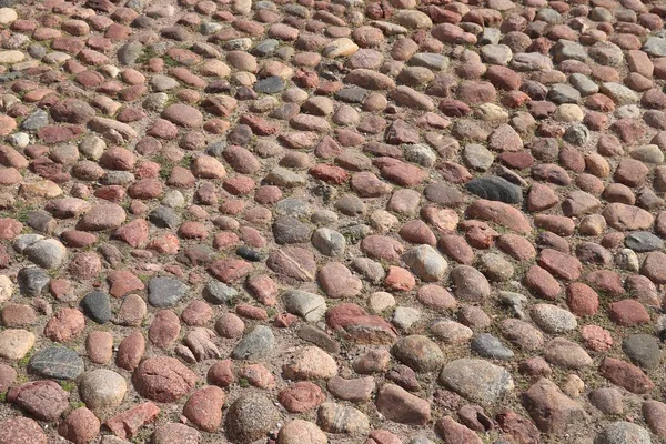 Rood graniet geplaveide — Stockfoto