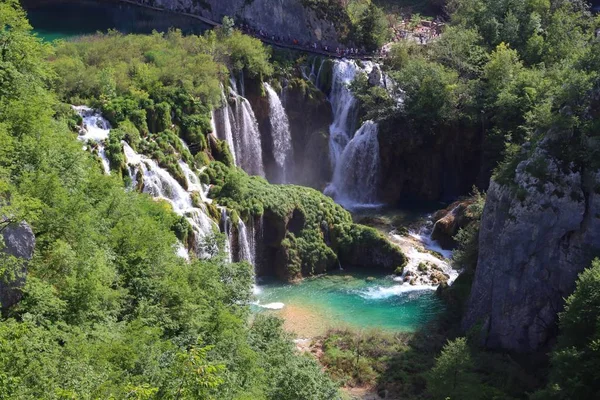 Kroatische Wasserfälle — Stockfoto