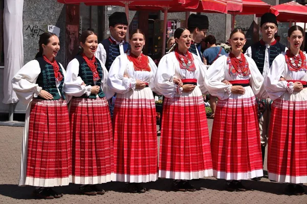 Danza folclórica croata — Foto de Stock